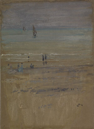 watercolor and gouache on paper