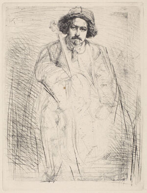 Etching and drypoint in black ink on ivory laid paper; fifth state (of six)