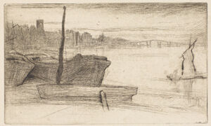 Etching and drypoint in black ink on ivory laid paper; seventh (final) state