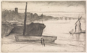 Etching and drypoint in black ink on ivory laid paper; seventh (final) state