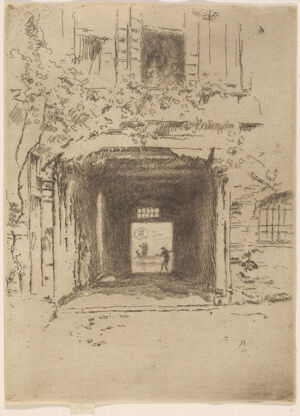 Etching and drypoint in dark brown ink on cream laid paper; state twelve (of eighteen)