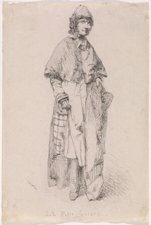 Etching in black ink on cream wove paper; first state (of four)