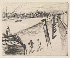 Etching and drypoint in black ink on ivory laid paper; fifth (final) state