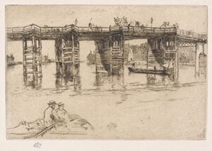 Etching and drypoint in dark brown ink on off-white laid paper; seventh (final) state