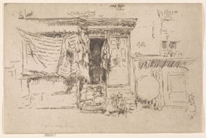 Etching and drypoint in dark brown ink on cream laid paper; fourth (final) state