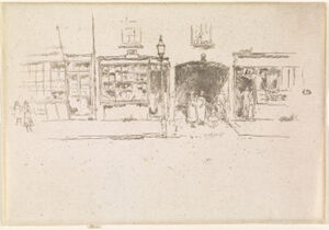 Etching and drypoint in dark brown ink on ivory laid paper; first state (of two)