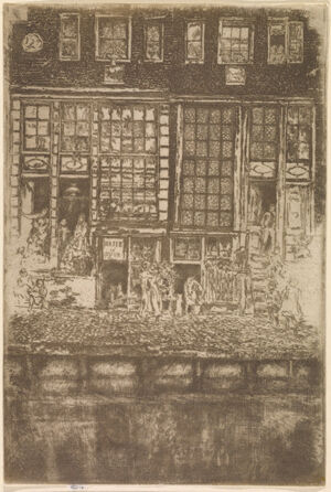 Etching and drypoint in dark brown ink on ivory laid paper; tenth (final) state