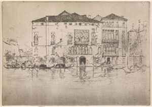 Etching and drypoint in dark brown ink on ivory laid paper; fifth state (of six)