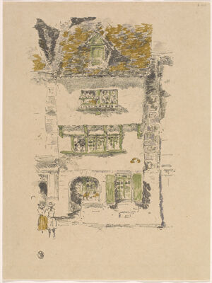 Color transfer lithograph, second (final) state on Japanese paper