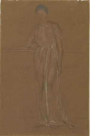 Chalk and pastel on paper