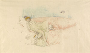 Transfer lithograph on paper