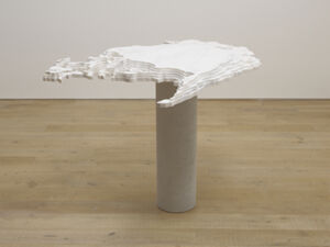 Vermont Danby marble on granite base (AP 1/1)