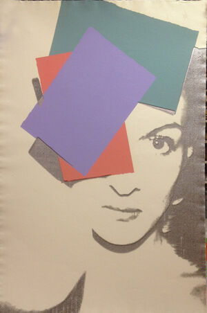 Screenprint on paper. Extra, out of the edition. Designated for research and educational purposes only.