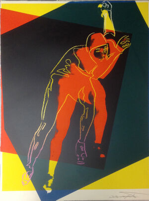 Screenprint on paper. Extra, out of the edition. Designated for research and educational purposes only.