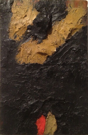 Oil on wood panel