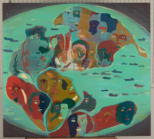 Oil on panel