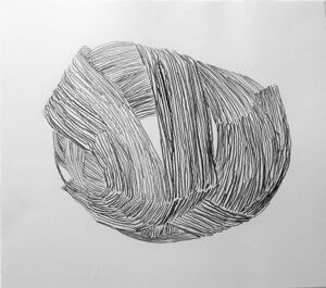 Drypoint on paper