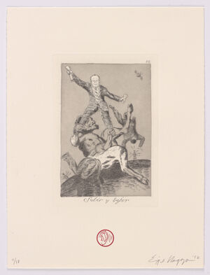 Intaglio with letterpress in 2 colors on Revere Ivory paper (Ed. 11/18)