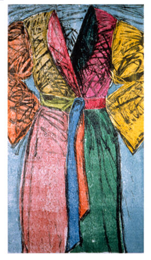 Jigsaw-woodcut on Rives BFK paper (Ed. 23/75)