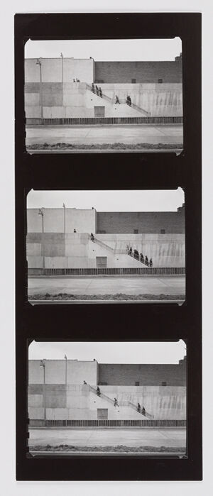 Gelatin silver print on sheet