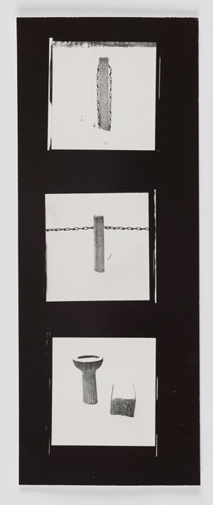 Gelatin silver print on sheet