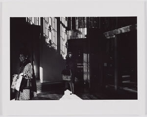 Gelatin silver print on sheet