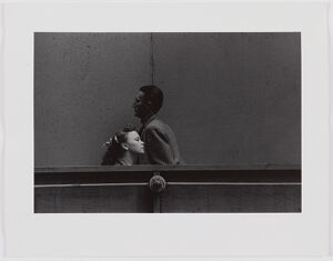 Gelatin silver print on sheet