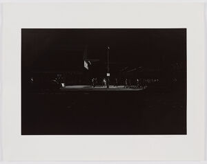 Gelatin silver print on sheet