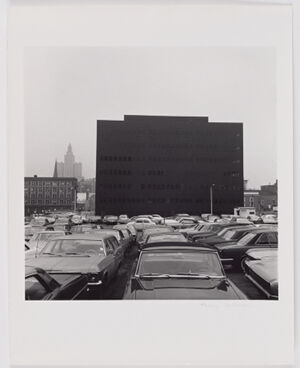 Gelatin silver print on sheet