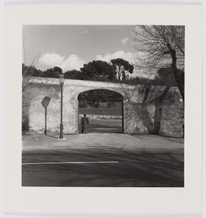 Gelatin silver print on sheet