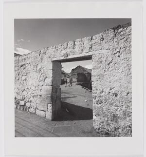 Gelatin silver print on sheet