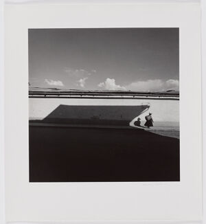 Gelatin silver print on sheet