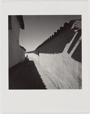 Gelatin silver print on sheet