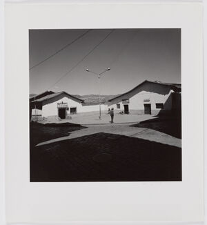 Gelatin silver print on sheet