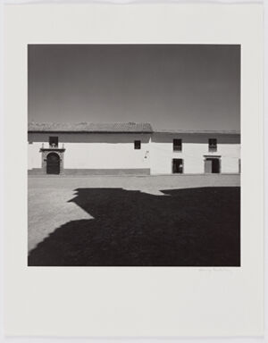 Gelatin silver print on sheet