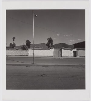 Gelatin silver print on sheet