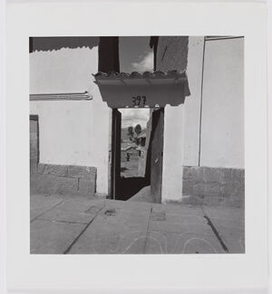 Gelatin silver print on sheet