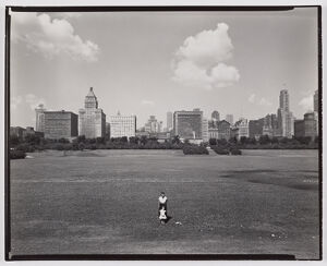 Gelatin silver print on sheet