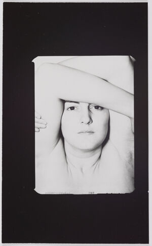 Gelatin silver print on sheet