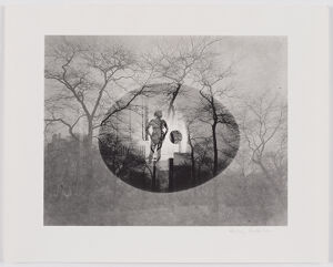 Gelatin silver print on sheet