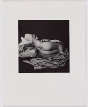 Gelatin silver print on sheet