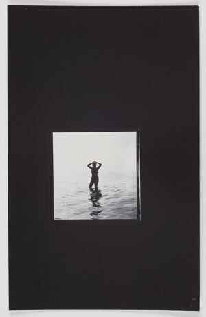 Gelatin silver print on sheet