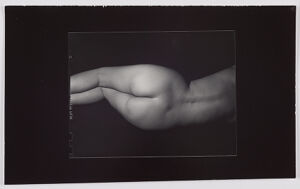 Gelatin silver print on sheet