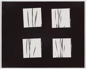 Gelatin silver print on sheet