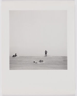 Gelatin silver print on sheet