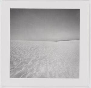 Gelatin silver print on sheet