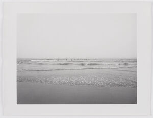 Gelatin silver print on sheet