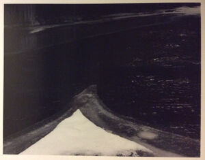 mounted gelatin silver print on paper