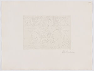 Etching with plate tone
