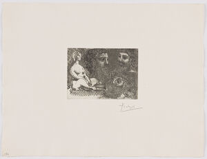 sugar aquatint, scraper, burin engraving and etching